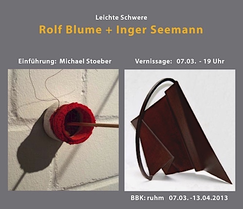 Leichte Schwere – Kunstraum BBK: ruhm